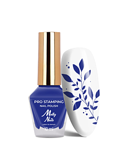 MollyNails PRO Stamping Lakier Do Stempli Dark Blue Nr 21 10 ml