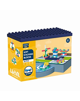 Habarri SOFT blocks - miękkie klocki konstrukcyjne 60 elementów