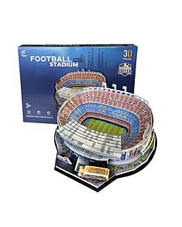 Stadion piłkarski - CAMP NOU - Barcelona FC - Puzzle 3D 63 elementy