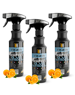 Chemical Tiger Odmrażacz do szyb lusterek zamków auta o zapachu Hiszpańskiej Pomarańczy 3x 500ml