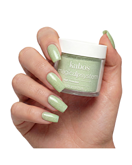 Kabos Magic Dip System Proszek do manicure tytanowego, 039 Matcha Glow 20 g