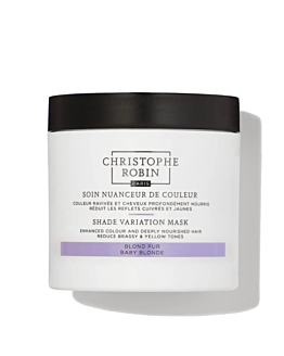 Christophe Robin Shade Variation Mask odżywcza kremowa maska odświeżająca kolor włosów Baby Blonde, 250ml