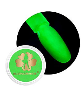 Allepaznokcie Neon UV Pigment Nr 02 Pigment Neonowy Do Paznokci w Proszku 0,6 g