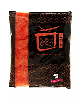 Kuchnie Świata Imbir marynowany różowy Sushi 1 kg netto 1,5 kg