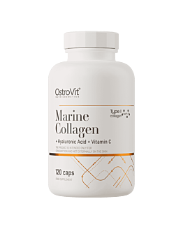 OstroVit Kolagen Morski + Kwas Hialuronowy + Witamina C 120 kaps