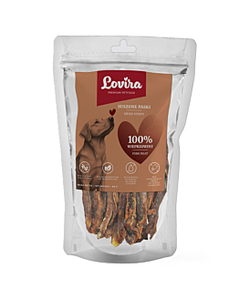 Lovira Smaczki dla Psa wieprzowina paski 80 g