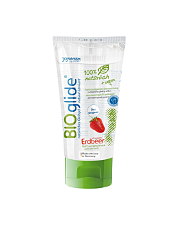 Naturalny Lubrykant Na Bazie Wody O Smaku Truskawkowym Bioglide Strawberry 80 Ml JoyDivision