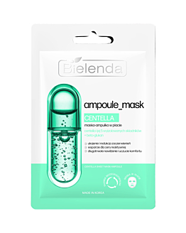 Bielenda Ampoule Mask Centella, Maska-ampułka w płacie 