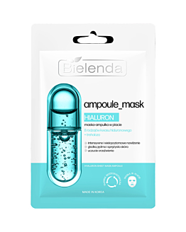 Bielenda Ampoule Mask Kwas Hialuronowy, Maska-ampułka w płacie