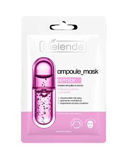 Bielenda Ampoule Mask Peptydy, Maska-ampułka w płacie 