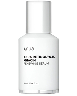 Anua Retinol 0.3% + Niacin Renewing, Serum Wygładzająco Rozjaśniające 