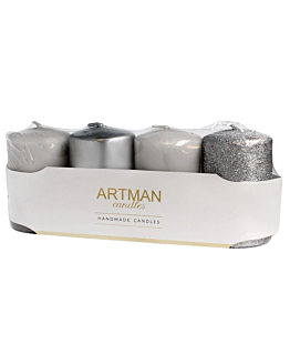 Artman Candles Świece zapachowe Kolor srebrny