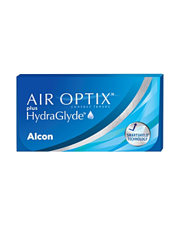 Air Optix Plus HydraGlyde Soczewki kontaktowe miesięczne, Moc -03.25