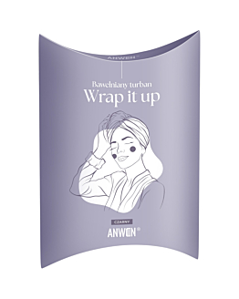 Anwen Wrap It Up Turban do włosów Czarny
