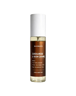 Baobath Mgiełka do ciała i włosów Sandalwood & Warm Caramel