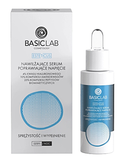 Basiclab Dermocosmetics Esteticus Nawilżające serum poprawiające napięcie 4% kw. hialuronowego