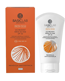 Basiclab Dermocosmetics Crema Protettiva per le Mani SPF30 100 ml