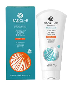 Basiclab Dermocosmetics - Balsamo lenitivo per il corpo dopo sole, 100 ml