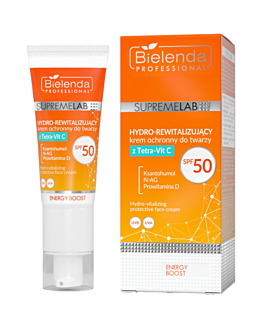 Bielenda Professional Supremelab Energy Boost Hydro-rewitalizujący krem ochronny, SPF50, 40 ml