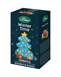 Bifix Winter Time Herbata rooibos ze śliwką, 20 sasz.