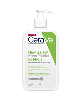Cerave Nawilżający Krem-pianka do mycia twarzy i ciała, 473ml