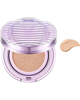 Cell Fusion C Glass Skin Cushion, Fondotinta levigante e protettivo in cuscino con effetto Glass Skin, SPF40 PA++, 23N Beige