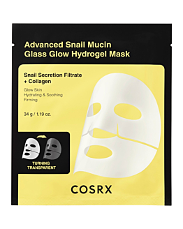 Cosrx Advanced Snail Mucin Glass Glow Maschera in Idrogel, 3 pezzi