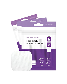 Dermal Retinol Peptide Lifting Pad, Liftingujące płatki do twarzy z retinolem i peptydami,12 szt