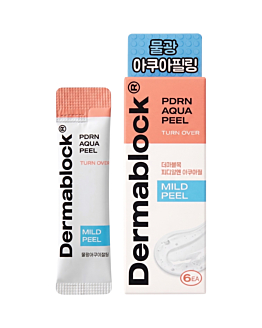 Dermablock PDRN Aqua Peel, Nawilżający Peeling do twarzy, 6x3 ml