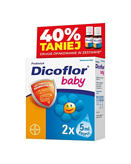 Dicoflor Baby, Probiotyk dla niemowląt i dzieci, Krople doustne