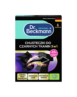 Dr. Beckmann Chusteczki do czarnych tkanin 3w1