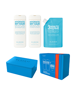 Eleven Australia Hydrate Holiday Trio Set: shampoo idratante + balsamo idratante + trattamento idratante e rinforzante