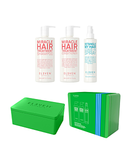 Eleven Australia Miracle Holiday Trio Set: shampoo idratante + balsamo idratante + spray districante