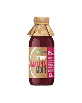 EkaMedica Malina Imbir, Syrop, 300 ml