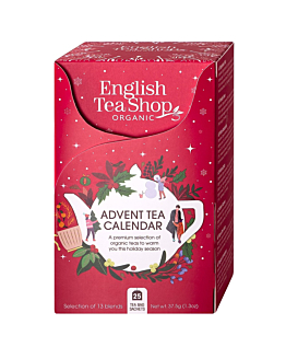 English Tea Shop Red Advent Calendar, herbata bio 25 saszetek