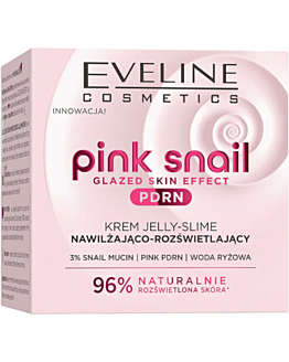 Eveline Pink Snail Żelowy krem nawilżająco-rozświetlający, 50 ml