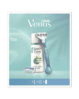 Gillette Venus Smooth Set Donna Rasoio + Gel Satin Care