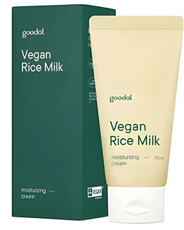Goodal Vegan Rice Milk Moisturizing Cream, Nawilżający krem do twarzy