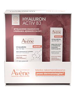 Avene zestaw Hyaluron Activ B3: Krem na dzień 50ml + Krem pod oczy 15ml