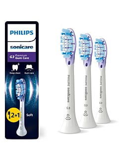 Philips Sonicare Końcówki G3 Premium Gum Care HX9053/87 białe 2+1 gratis