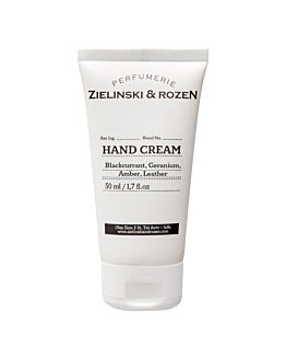Zielinski & Rozen Krem do rąk Blackcurrant, Geranium, Amber, Leather, 50 ml
