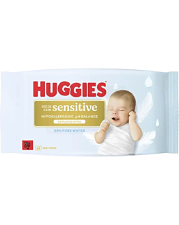 Huggies Salviette per Bambini Pure Extra Sensitive senza plastica, 48 pezzi