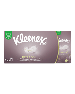 Kleenex Chusteczki higieniczne Ultrasoft, 9x12 szt.