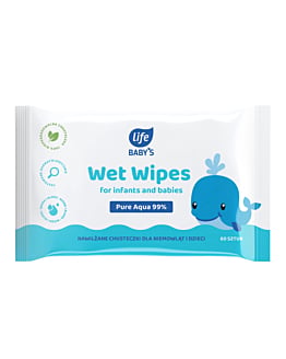Life Babys chusteczki dziecięce Aqua 60 szt
