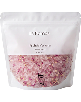 La Bomba Sól do kąpieli Fuchsia Verbena Refill, 750 g