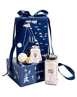 La Bomba Set Apres Ski: Sól do kąpiel 680g + Creamers 50g + Bomba 125g