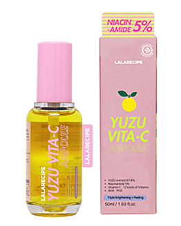 LalaRecipe Yuzu Vita C Ampoule, Rozświetlające serum z Witaminą C