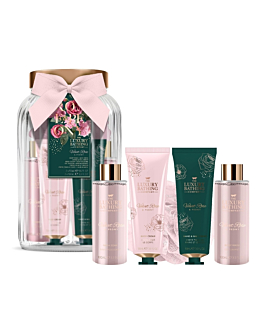 Luxury Bathing Set Cosmetici Velvet Rose & Peonia