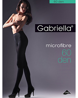 Gabriella Rajstopy Microfibre 60 den nero, Rozm.5