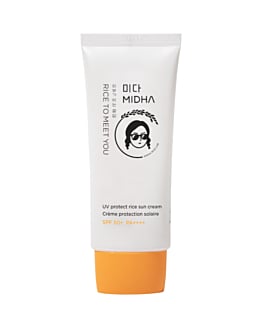Midha UV Protect Rice Sun Cream, Crema solare con filtro, SPF50+ PA++++